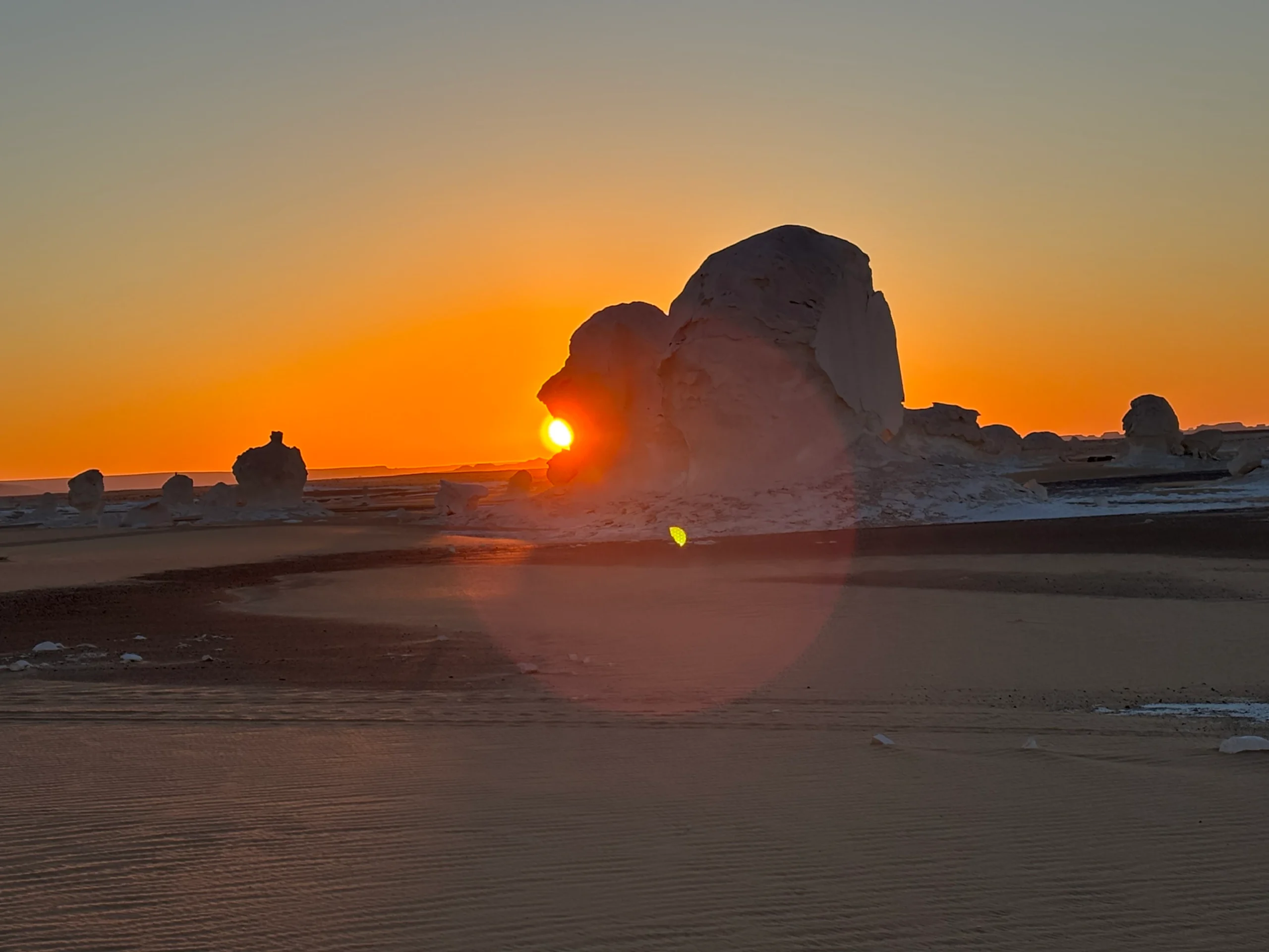 Sunset in the White Desert - Katy Sophia